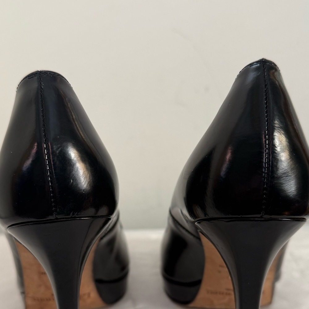 LK Bennett Black Platform High Heel Pump - Women's 7.5 - Picture 9 of 12
